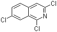 structure of CAS# 21902-41-0, 1,3,7-三氯异喹啉