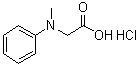 structure of CAS# 21911-75-1, N-甲基-N-苯基甘氨酸盐酸盐