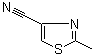 structure of CAS# 21917-76-0, 2-甲基噻唑-4-甲腈