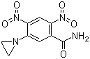 structure of CAS# 21919-05-1, 5-(1-氮杂环丙基)-2,4-二硝基苯甲酰胺