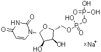 structure of CAS# 21931-53-3, 尿苷 5'-(三氢焦磷酸酯)钠盐