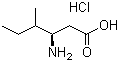 CAS 登录号：219310-10-8, L-beta-高异亮氨酸盐酸盐