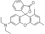structure of CAS# 21934-68-9, 6'-(Diethylamino)-1',3'-dimethylfluoran