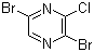 structure of CAS# 21943-16-8, 2,5-二溴-3-氯吡嗪