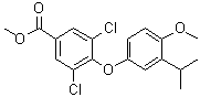CAS 登录号：219692-18-9, 3,5-二氯-4-(3-异丙基-4-甲氧基苯氧基)苯甲酸甲酯