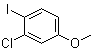 structure of CAS# 219735-98-5, 3-Chloro-4-iodoanisole