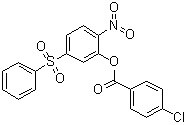 structure of CAS# 219793-45-0, 4-氯-苯甲酸 2-硝基-5-(苯磺酰基)苯基酯