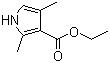 CAS # 2199-51-1, Ethyl 2,4-dimethyl-1H-pyrrole-3-carboxylate, 2,4-Dimethyl-1H-pyrrole-3-carboxylic acid ethyl ester