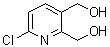 structure of CAS# 220001-93-4, 6-氯-2,3-吡啶二甲醇