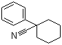 1-苯基-1-环己基甲腈分子结构 (CAS 2201-23-2)