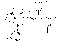 CAS 登录号：220196-29-2, rel-(+)-[[(4R,5R)-2,2-二甲基-1,3-二氧戊环-4,5-二基]二(亚甲基)]二[二(3,5-二甲基苯基)膦]