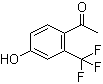 structure of CAS# 220227-53-2, 4'-羟基-2'-三氟甲基苯乙酮