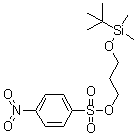 structure of CAS# 220299-14-9, 4-硝基苯磺酸 3-[[(叔丁基)二甲基硅烷基]氧基]丙基酯