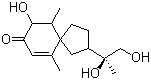 structure of CAS# 220328-04-1, 3,11,12-三羟基螺旋菌-1(10)-烯-2-酮