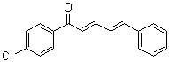 structure of CAS# 2204-33-3, 1-(4-氯苯基)-5-苯基-2,4-戊二烯-1-酮