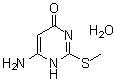 CAS 登录号：220458-89-9, 6-氨基-2-(甲硫基)-4(1H)-嘧啶酮一水合物
