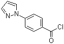 structure of CAS# 220461-83-6, 4-(1H-Pyrazol-1-yl)benzoyl chloride