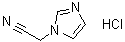 CAS # 220476-15-3, 1H-Imidazole-1-acetonitrile monohydrochloride