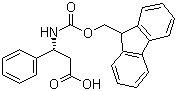 structure of CAS# 220498-02-2, Fmoc-(R)-3-氨基-3-苯基丙酸