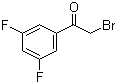 structure of CAS# 220607-75-0, 2-溴-1-(3,5-二氟苯基)乙酮