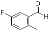 structure of CAS# 22062-53-9, 5-氟-2-甲基苯甲醛