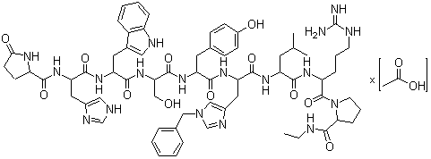 structure of CAS# 220810-26-4, Histrelin acetate