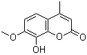 CAS # 22084-94-2, 4-Methyl-7-methoxy-8-hydroxycoumarin, 8-Hydroxy-7-methoxy-4-methyl-2H-1-benzopyran-2-one