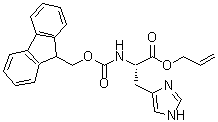 CAS # 220932-33-2, N-[(9H-Fluoren-9-ylmethoxy)carbonyl]-L-histidine 2-propen-1-yl ester