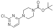 structure of CAS# 221050-88-0, 4-(2-氯嘧啶-4-基)哌嗪-1-羧酸叔丁基酯