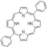 structure of CAS# 22112-89-6, 5,15-二苯基-21H,23H-卟吩