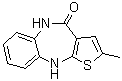 structure of CAS# 221176-49-4, 5,10-二氢-2-甲基-4H-噻吩并[2,3-b][1,5]苯并二氮杂卓-4-酮