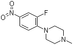 structure of CAS# 221198-29-4, 1-(2-氟-4-硝基苯基)-4-甲基哌嗪