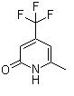 structure of CAS# 22123-19-9, 6-Methyl-4-(trifluoromethyl)-2(1H)-pyridinone