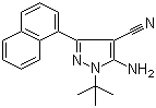 CAS 登录号：221243-34-1, 5-氨基-3-(1-萘基)-4-氰基-1-叔丁基吡唑