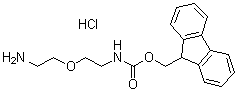 structure of CAS# 221352-88-1, [2-(2-氨基乙氧基)乙基]氨基甲酸芴甲基酯单盐酸盐