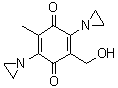 CAS # 221635-42-3, 2,5-Bis(1-aziridinyl)-3-(hydroxymethyl)-6-methyl-2,5-cyclohexadiene-1,4-dione, NSC 697726, RH 1