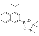 structure of CAS# 2217657-10-6, 2-(4-(tert-Butyl)naphthalen-2-yl)-4,4,5,5-tetramethyl-1,3,2-dioxaborolane
