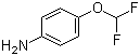 4-二氟甲氧基苯胺分子结构 (CAS 22236-10-8)