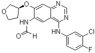 CAS 登录号：2223677-60-7, N-[4-[(3-氯-4-氟苯基)氨基]-7-[[(3S)-四氢-3-呋喃基]氧基]-6-喹唑啉基]甲酰胺