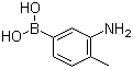 structure of CAS# 22237-12-3, 3-氨基-4-甲基苯硼酸