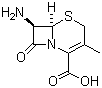 structure of CAS# 22252-43-3, 7-Amino-3-methyl-3-cephem-4-carboxylic acid