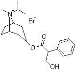 structure of CAS# 22254-24-6, 异丙托溴铵