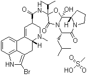 structure of CAS# 22260-51-1, 甲磺酸溴隐亭