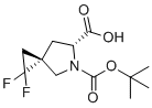 CAS 登录号：2227198-38-9, (3S,6R)-2,2-二氟-5-[(2-甲基丙烷-2-基)氧羰基]-5-氮杂螺[2.4]庚烷-6-羧酸