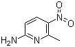 structure of CAS# 22280-62-2, 2-氨基-5-硝基-6-甲基吡啶