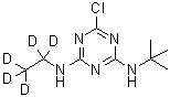 CAS 登录号：222986-60-9, 6-氯-N-叔丁基-N'-(乙基-d<sub>5</sub>)-1,3,5-三嗪-2,4-二胺