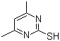 structure of CAS# 22325-27-5, 4,6-二甲基-2-巯基嘧啶