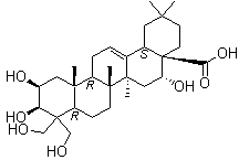 structure of CAS# 22327-82-8, 桔梗皂苷元