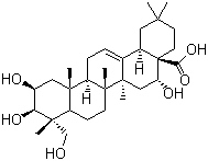 CAS # 22338-71-2, Polygalacic acid, (2b,3b,4a,16a)-2,3,16,23-Tetrahydroxyolean-12-en-28-oic acid