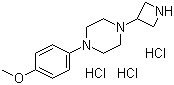 CAS # 223381-99-5, 3-[4-(4-Methoxyphenyl)piperazinyl]azetidine trihydrochloride